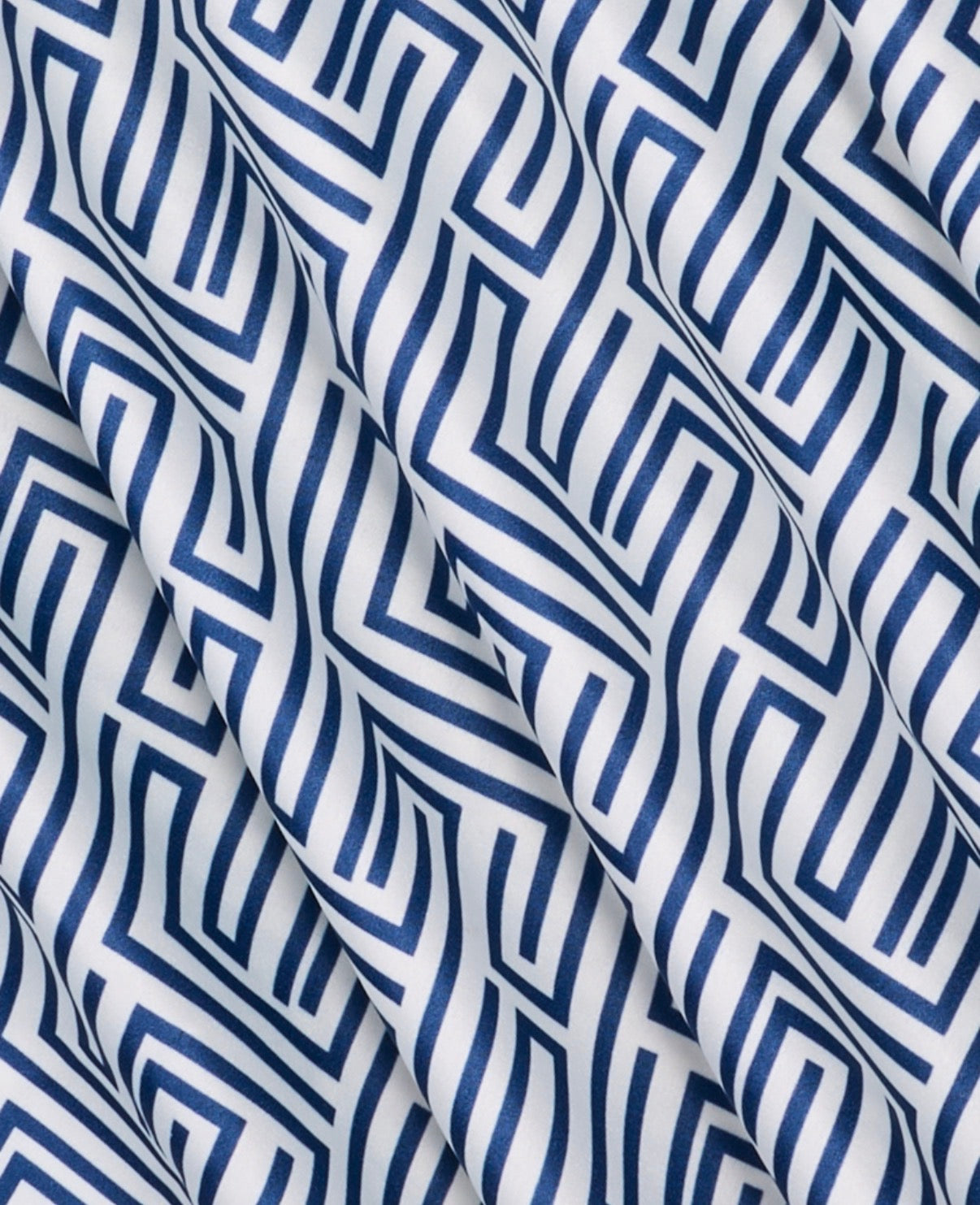 ANTI-SLIP SATIN SHAWL MARINE BLUE