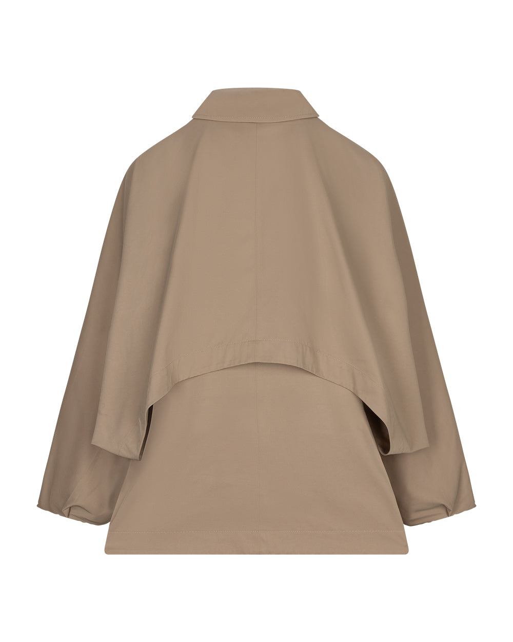 Short trendy trenchcoat