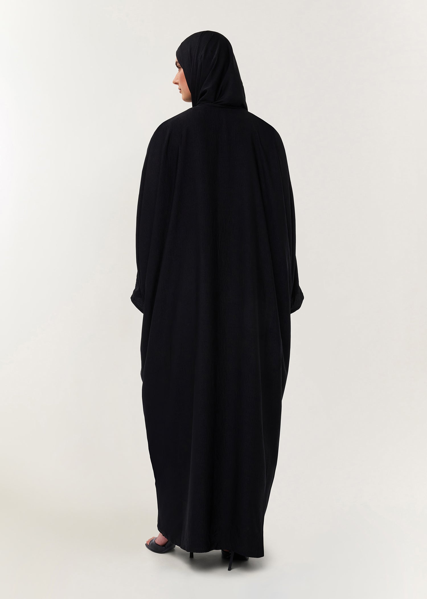 3-delige set Farasha Abaya black