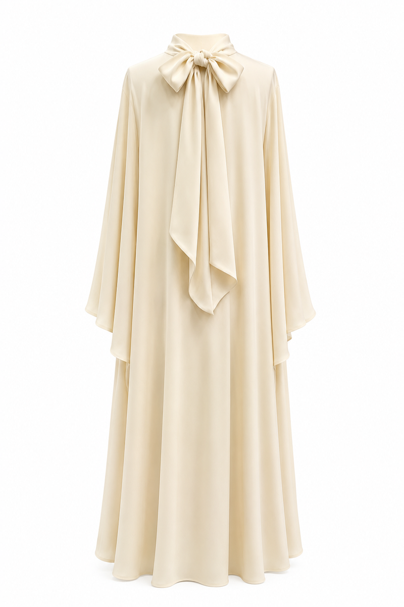 FLOWY DRESS CREAM