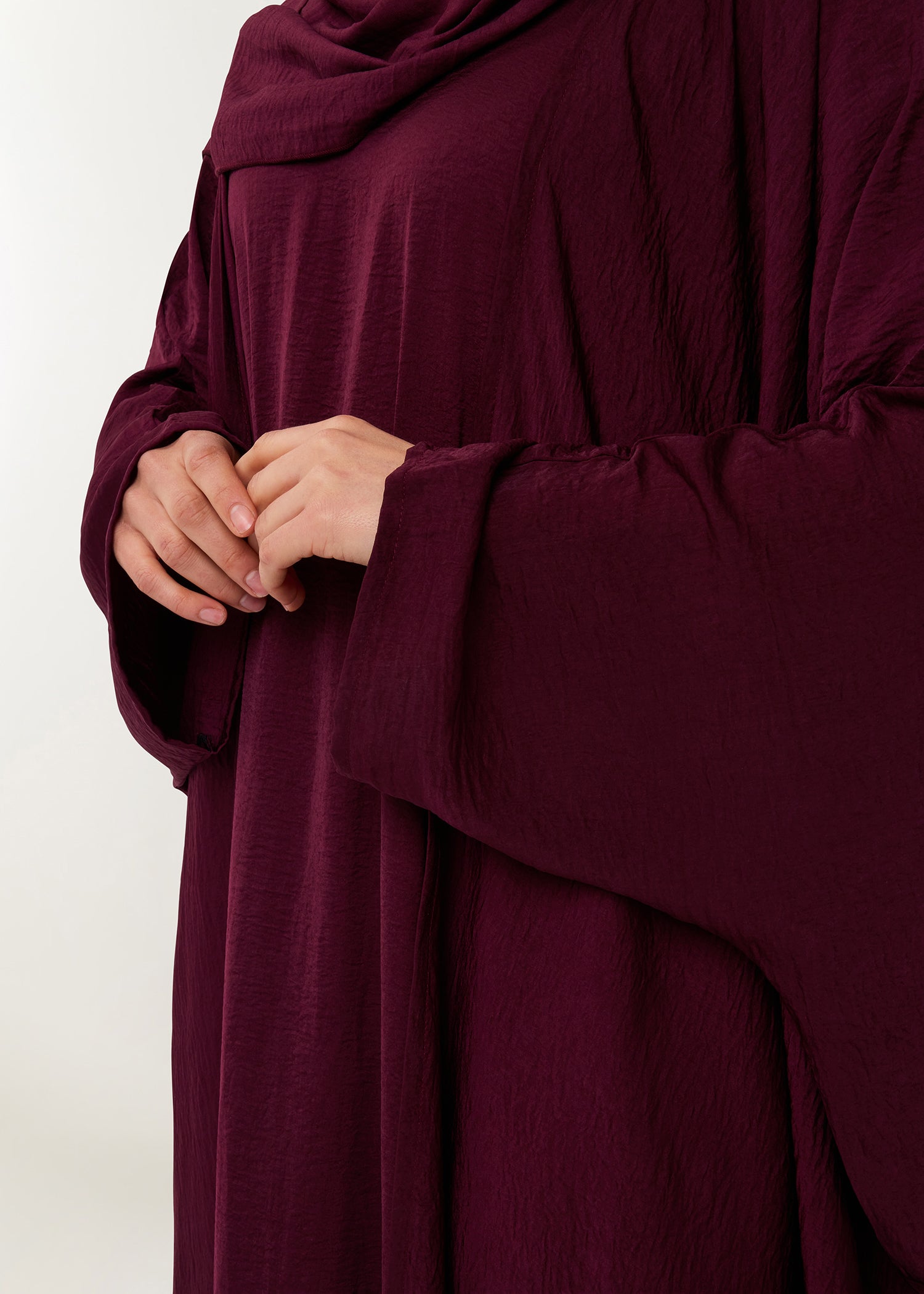 3-delige set Farasha Abaya Burgundy