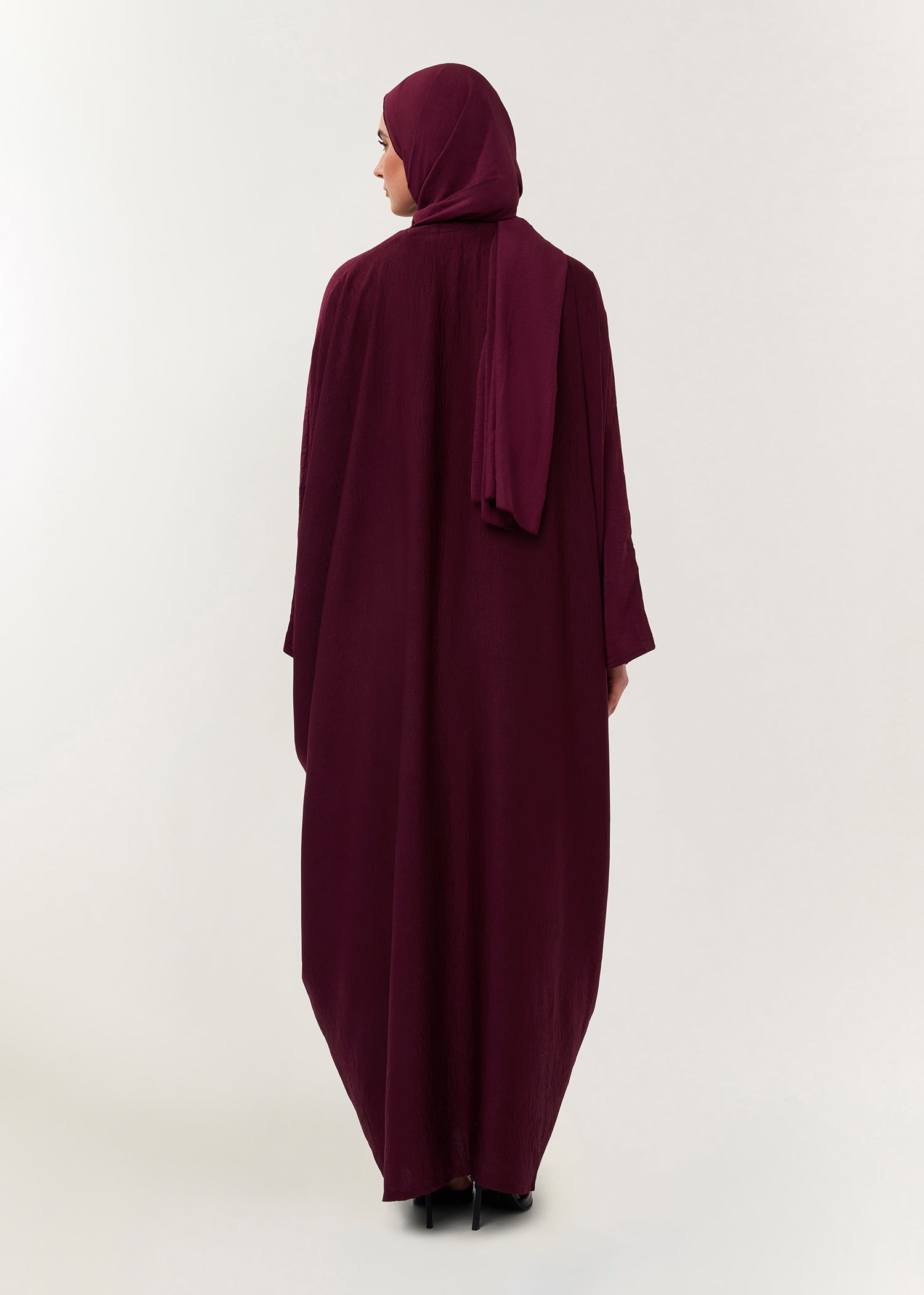 3-delige set Farasha Abaya Burgundy