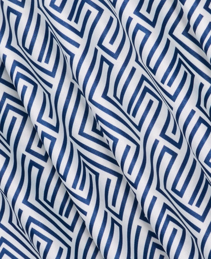 ANTI-SLIP SATIN SHAWL MARINE BLUE