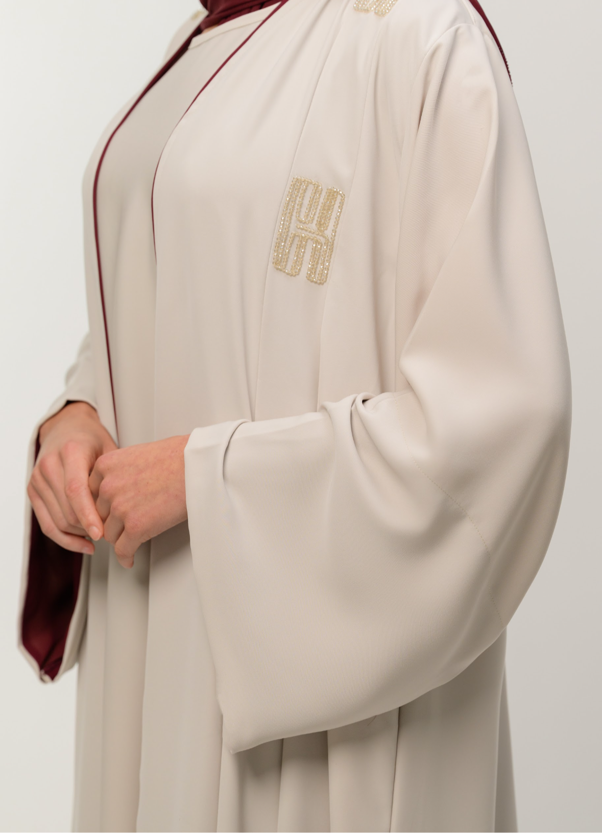 PLIEGUÉ VANILLA/BURGUNDY