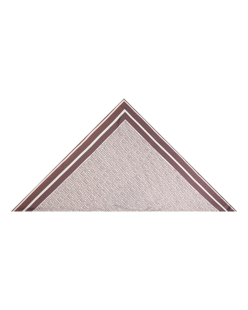 ANTI-SLIP SATIN SHAWL TAUPE
