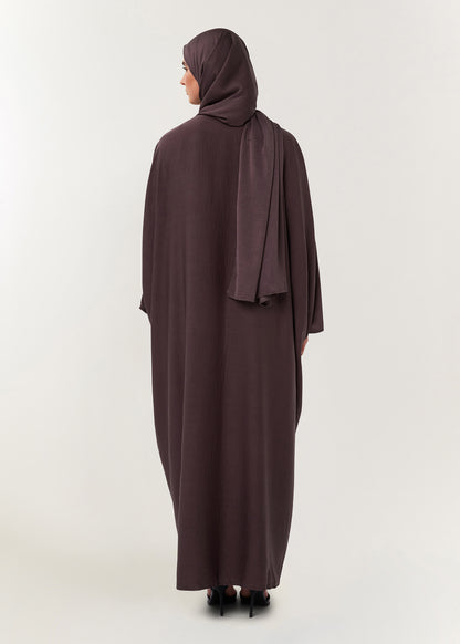 3-delige set Farasha Abaya Brown