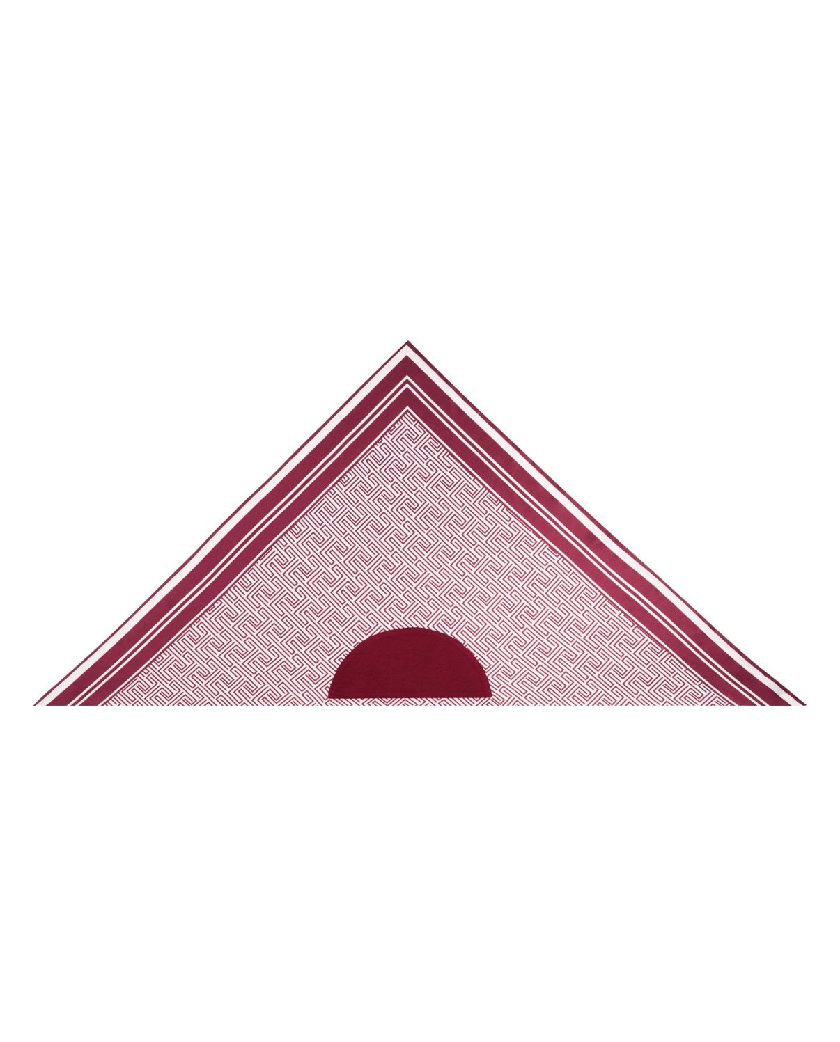 ANTI-SLIP SATIN SHAWL BERRY