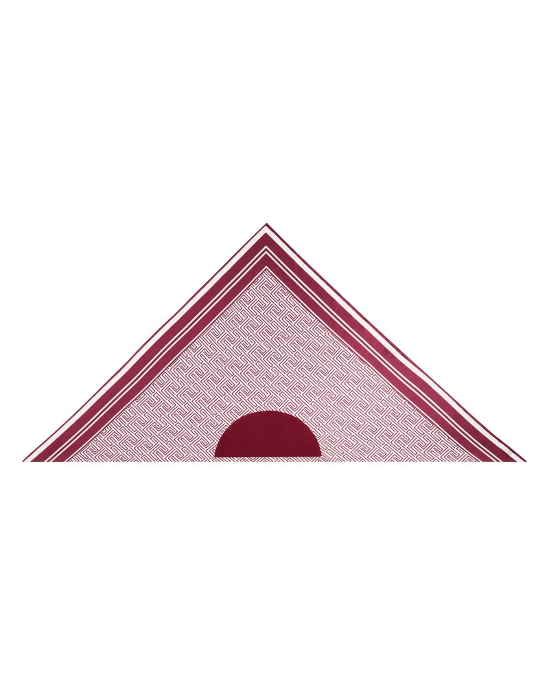 ANTI-SLIP SATIN SHAWL BERRY